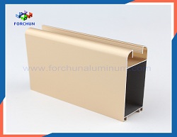 Customized aluminum 6063 T5 extrusion profiles for windows and doors anodized crystal electrophoresis finish